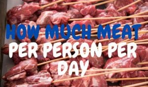 How Much Meat Per Person Per Day