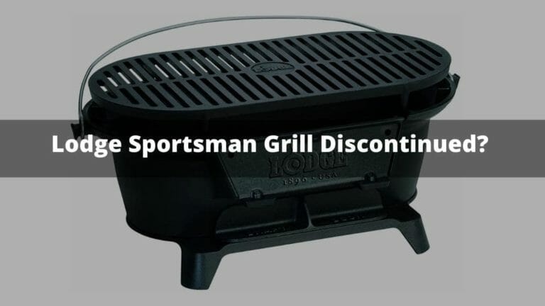 lodge sportsman grill discontinued