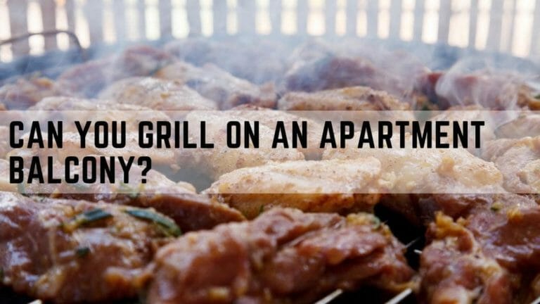 can you grill on an apartment balcony